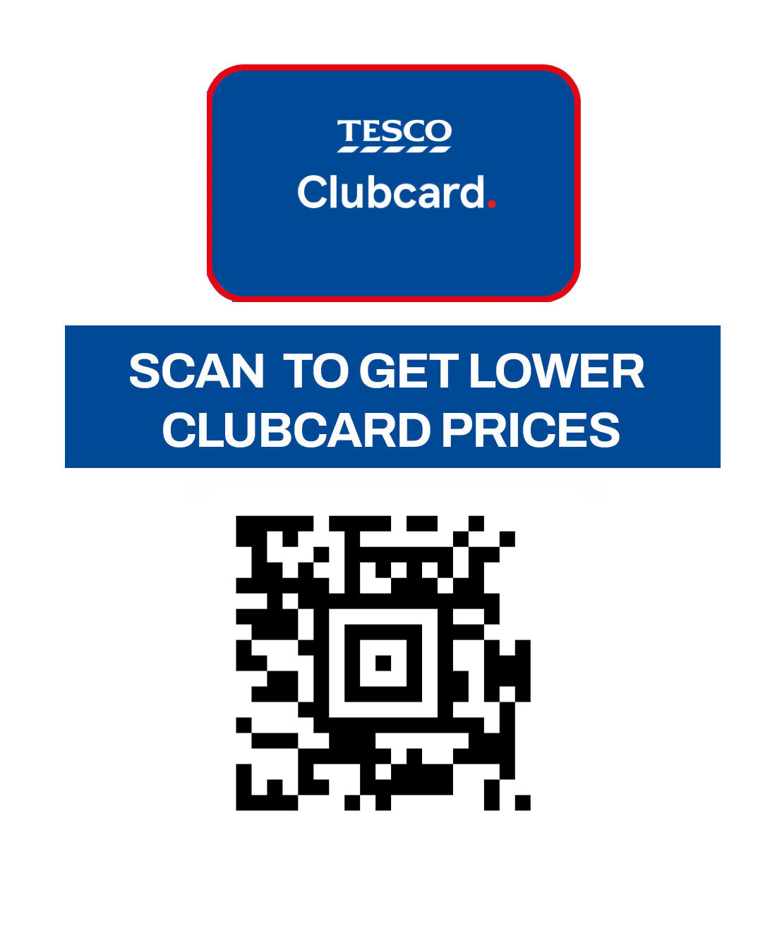 screenshot of tesco clubcard picture